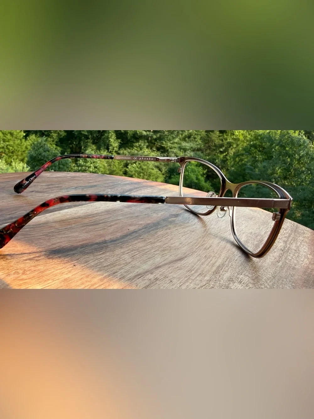 Phoebe Women's Eyeglass Frames P325 Red
